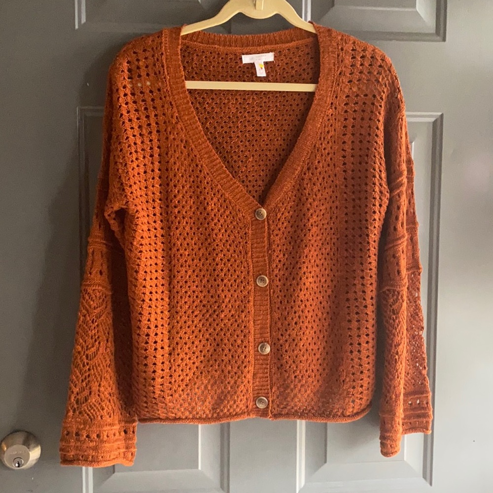 Rust lightweight sweater